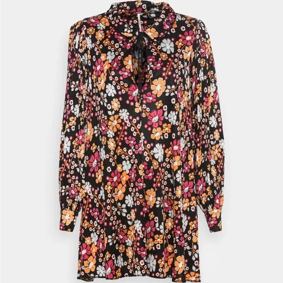 Free People | Dresses | Free People Daisy Jane Mini Dress Blackmulticolored Floral | Poshmark Free People | Dresses | Free People Daisy Jane Mini Dress Blackmulticolored Floral | Poshmark